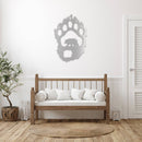 Bear Paw Metal Wall Art – Wildlife Rustic Cabin & Lodge Home Decor