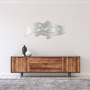 Bass Fish Design Alternative Metal Wall Art – Fishing Lake House & Cabin Decor