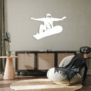 Big Air Snowboarder Metal Wall Art – Ski Resort Winter Sports Decor