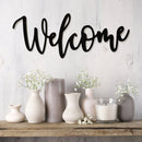 Welcome Metal Wall Art – Farmhouse Entryway Home & Front Door Decor