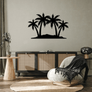 Palm Trees Metal Wall Art – Tropical Beach Home & Outdoor Decor