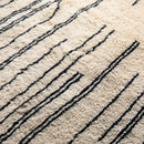 Metro Lines - Luxury Shag Moroccan Rug