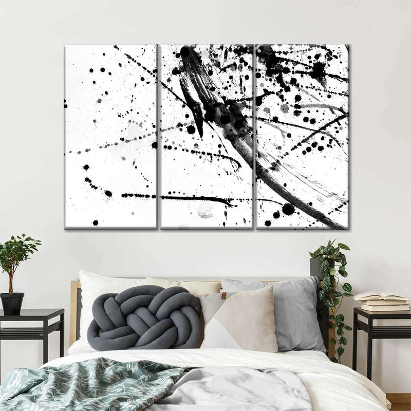 Abstract Black And White Wall Art