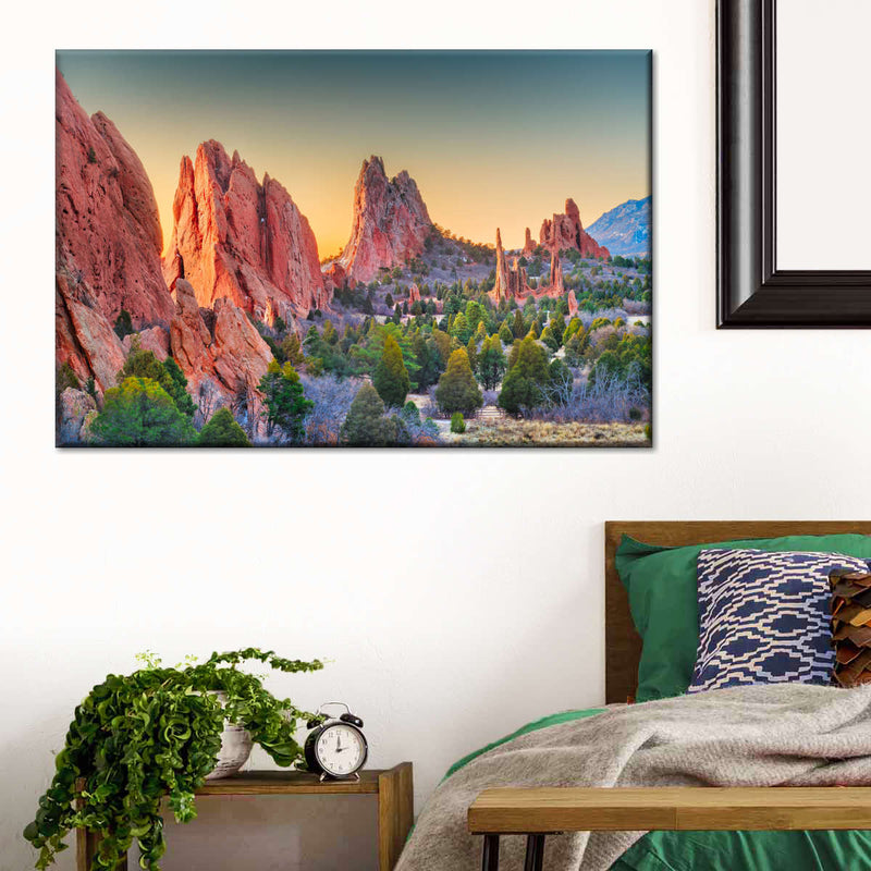 Garden Of The Gods Sunrise Wall Art