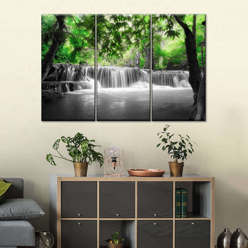 Pop Tropical Waterfall Wall Art