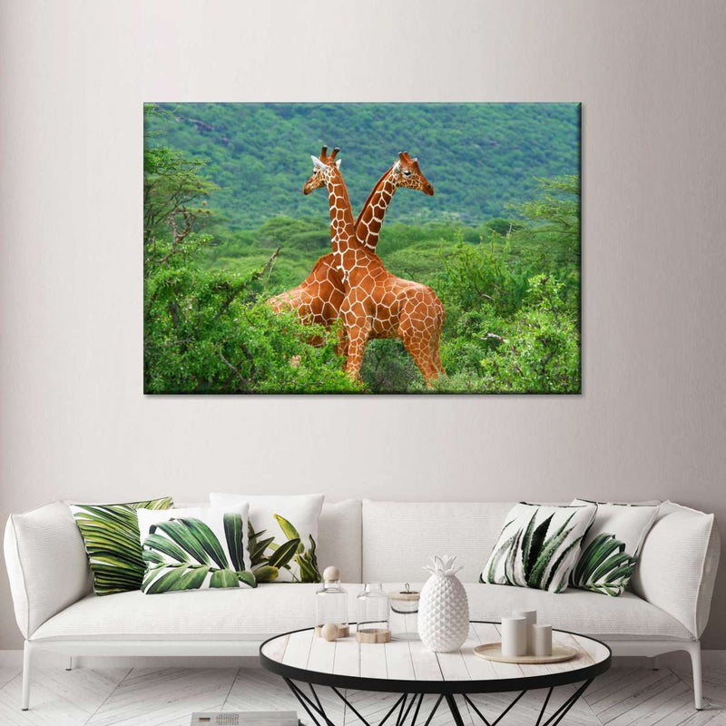 Giraffe Love Wall Art