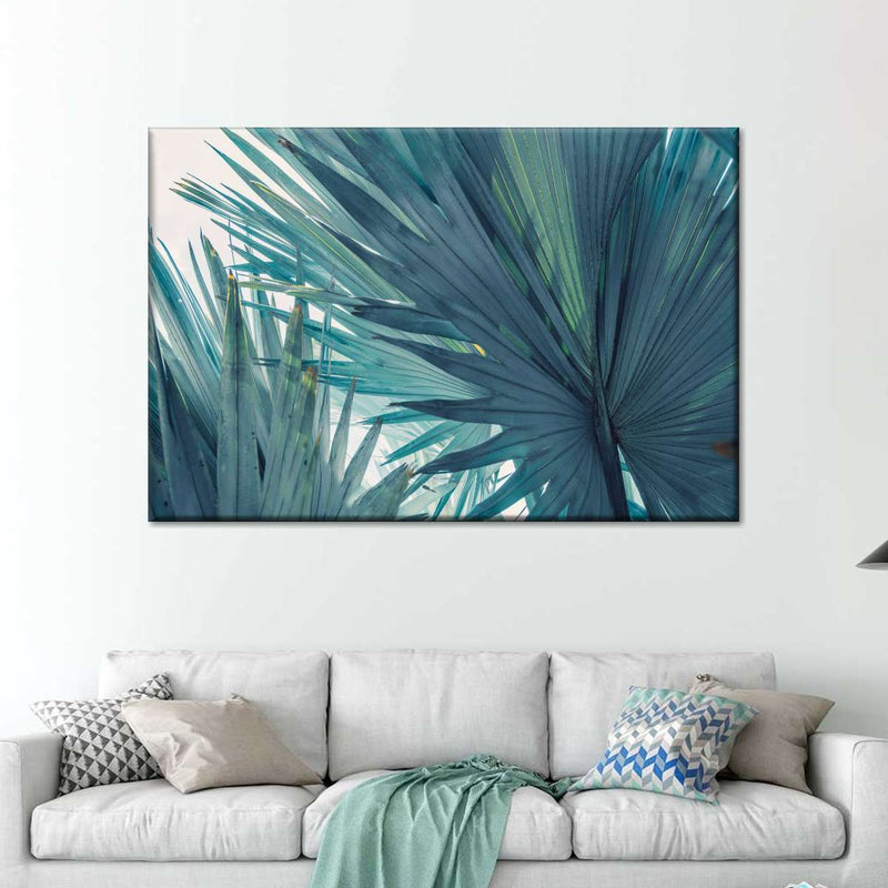 Bushy Palm Leaves Wall Art