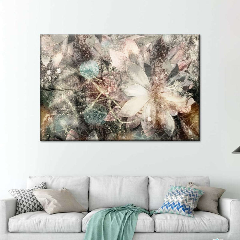 Abstract Floral Elements Wall Art