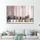 Succulent Plant Pots Wall Art