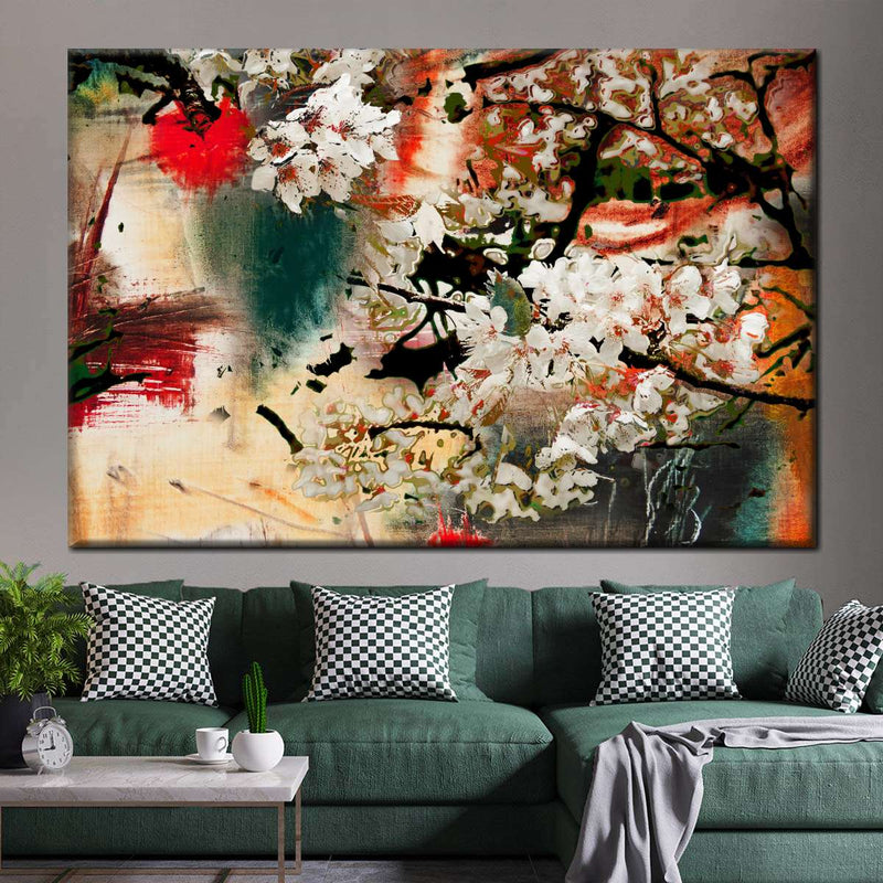 Japanese Flower Wall Art