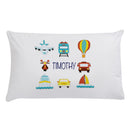Personalized Transportation Kids Sleeping Pillowcase