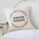 Welcome Personalized Decorative Canvas Throw Pillow Case Cover