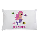 Personalized Kids Mermaid Sleeping Pillowcase