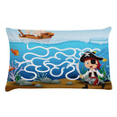 Personalized Pirate Maze Kids Sleeping Pillowcase