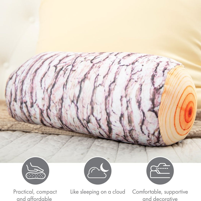 Microbead Bolster Neck Roll Pillow - Silky Feel