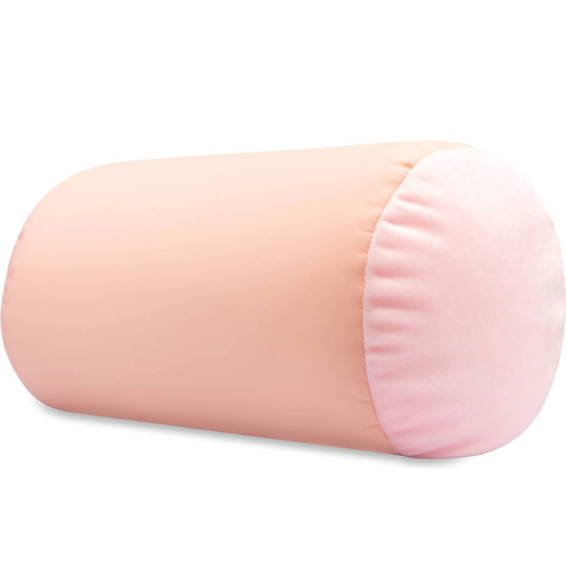 Microbead Squishy Bolster Neck Roll Pillow - Silky Feel, 14" x 8" x 8"