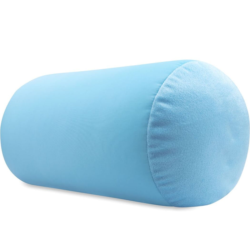 Microbead Squishy Bolster Neck Roll Pillow - Silky Feel, 14" x 8" x 8"