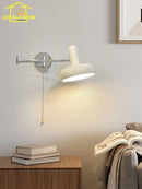 Mickey mouse red & yellow cream wind wall lamp bedroom reading light