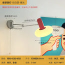 Mickey mouse red & yellow cream wind wall lamp bedroom reading light