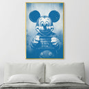 Mickey Mugshot Blue Canvas