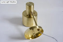 DecorBites™ Mid-Century Home Wall Lighting: Gold 1-Head Down Lighting Wall-Mounted Fixture with Mental Cage