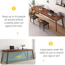 Mid-Century Minimalist Long Desk for Home Office Use