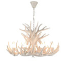 Mid century modern golden antler chandelier dining room light