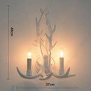 Mid century modern golden antler chandelier dining room light