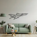 MiG-21 Lancer Angle Metal Aircraft Wall Art - NCP0483
