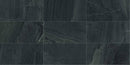 Milestone West Black Bullnose Stone Look Porcelain Moldings 3x24