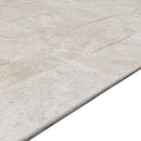 Miletos Ivory 12"x24" Tumbled Travertine Pool Coping - Full Truckload product shot angle view