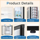 Mini Compact Refrigerator with Freezer, 2.6 Cu.Ft 58070RRE0