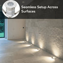 Mini Milk Cap In-Ground Well LED Light Fixture 3W 2700K 12-24V DC Input