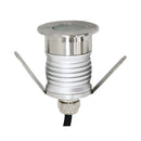 Mini Milk Cap In-Ground Well LED Light Fixture 3W 2700K 12-24V DC Input
