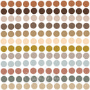 Watercolor Polka Dots - Fabric Nursery Wall Art Decals