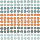 Watercolor Polka Dots - Fabric Nursery Wall Art Decals