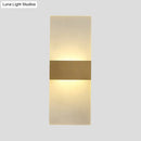Minimalist acrylic gold wall sconce bedroom wall lamp