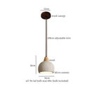 Minimalist beige decorbites cement led pendant lights kitchen decor