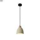 Minimalist beige decorbites cement led pendant lights kitchen decor