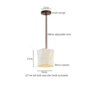 Minimalist beige decorbites cement led pendant lights kitchen decor