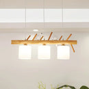 Minimalist beige drum island lighting dining room bird pendant light