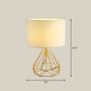 Black Geometric Table Lamp