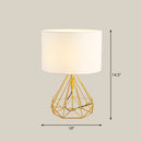 Black Geometric Table Lamp