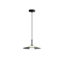 Minimalist black and copper glass pendant lamp bedroom light