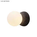 Black Glass Minimalist LED Wall Sconce