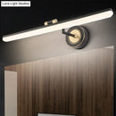 DecorBites™ Minimalist LED Vanity Light for Bathroom Walls - Swing Arm Bath Bar with Acrylic Shade