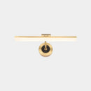 DecorBites™ Minimalist LED Vanity Light for Bathroom Walls - Swing Arm Bath Bar with Acrylic Shade