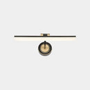 DecorBites™ Minimalist LED Vanity Light for Bathroom Walls - Swing Arm Bath Bar with Acrylic Shade