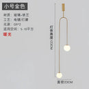 Minimalist black bronze glass ball pendant light for living room