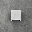 Minimalist black cement led wall lamp living room square light